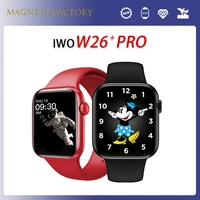 2021 iwo 13 plus smartwatch w26 pro bluetooth call custom dial women men smart watch ecg fitness tracking sport clock pk t500