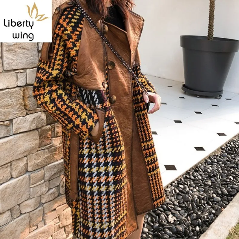 Женское пальто из натуральной овечьей кожи облегающее с поясом ветровка для