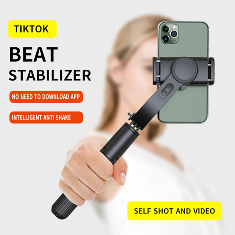 2021 New Handheld Stabilizer,Anti-Shake Shooting Monopod Tripod for Phone Selfie Stick, Universal Sports Camera Android IOS
