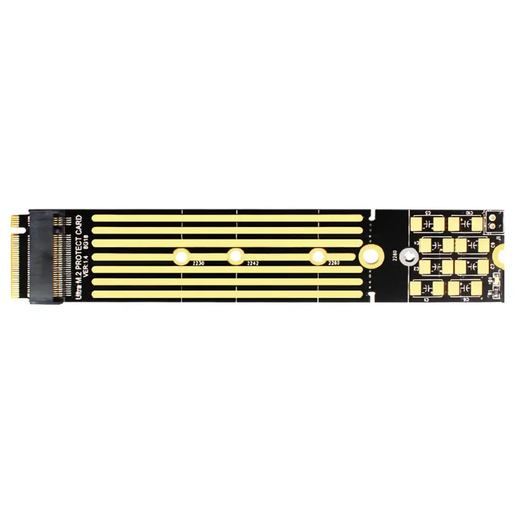 JEYI PCB110 M.2 для NVME Защитная плата твердотельный накопитель m.2 золотой палец (+ черный