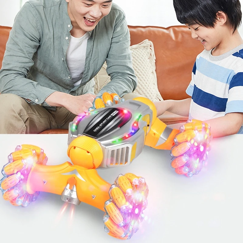 

Watch gesture sensor remote control stunt spray twist car DXAD