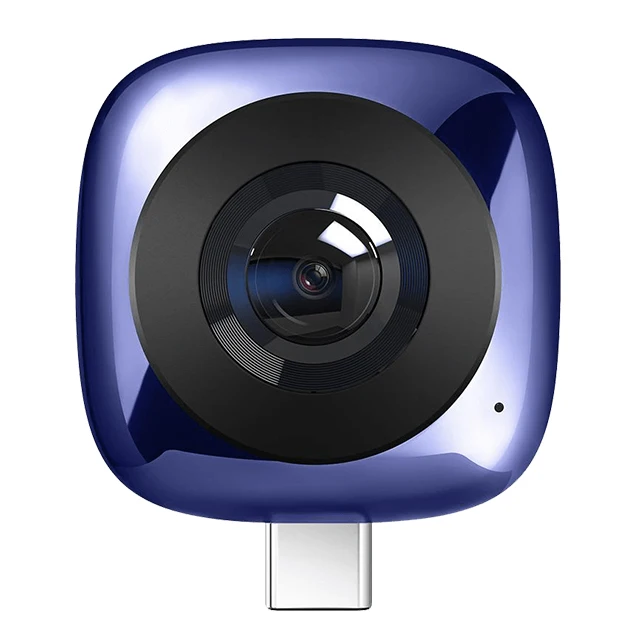 Blue Оригинальная камера huawei envision 360 HD 3D камера с широким углом обзора CV60 объектив внешняя панорамная Спортивная камера для телефона s - Цветной: Blue