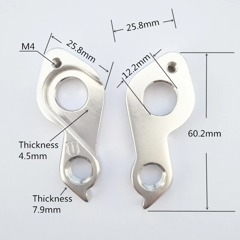 

2PC Bicycle rear Derailleur hanger extender road alloy bike dropout for Focus Sam 160 Cayo Disc 3.0 Focus Mares CX AX Sam Ltd