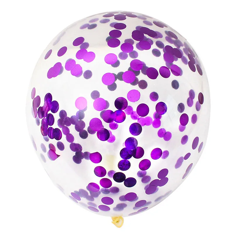 purple 20 шт. прозрачные воздушные шары Золотая Звезда конфетти из фольги прозрачные воздушные шары с днем рождения украшения детский душ свадьба - Color: purple