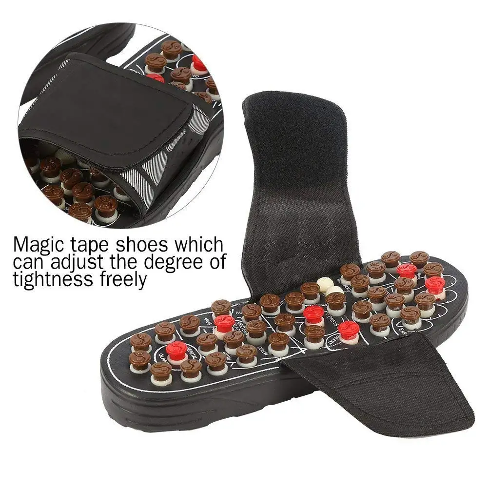 Foot Point Massage Therapy Shoes Acupuncture Relax Slipper Acupressure Pain Release Body Reflexology Acupoint Massager | Красота и
