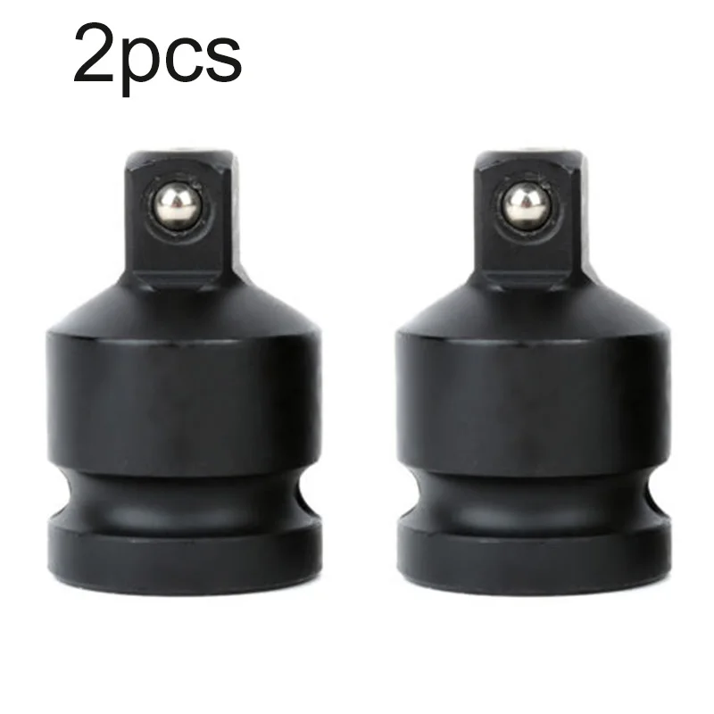 

2pc Heavy Duty Impact Reducer & Adapter Tool 1/2 To 3/8 Joint Socket Set