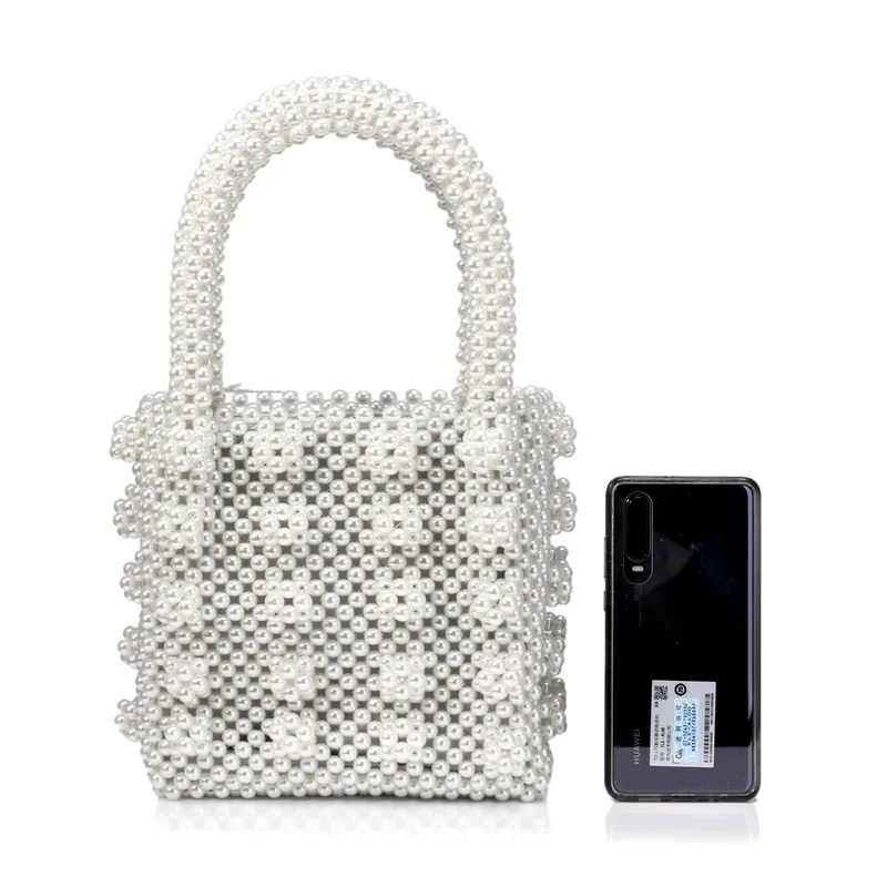 Бренд ручной жемчужные сумочки Lady beaded сумка Для женщин вечерние Винтаж сумки Ins маленькая сумка с клапаном мини сумка через плечо