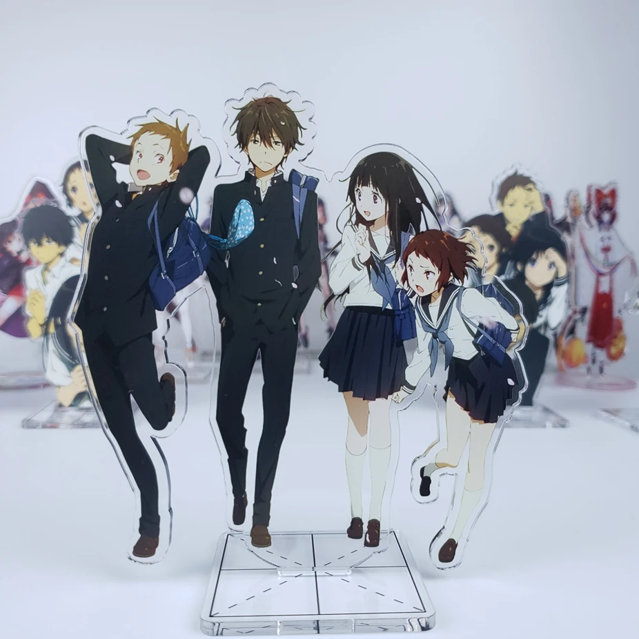 Японское аниме Hyouka Kotenbu Oreki Houtarou Chitanda Eru Косплей фигурка на акриловой подставке +