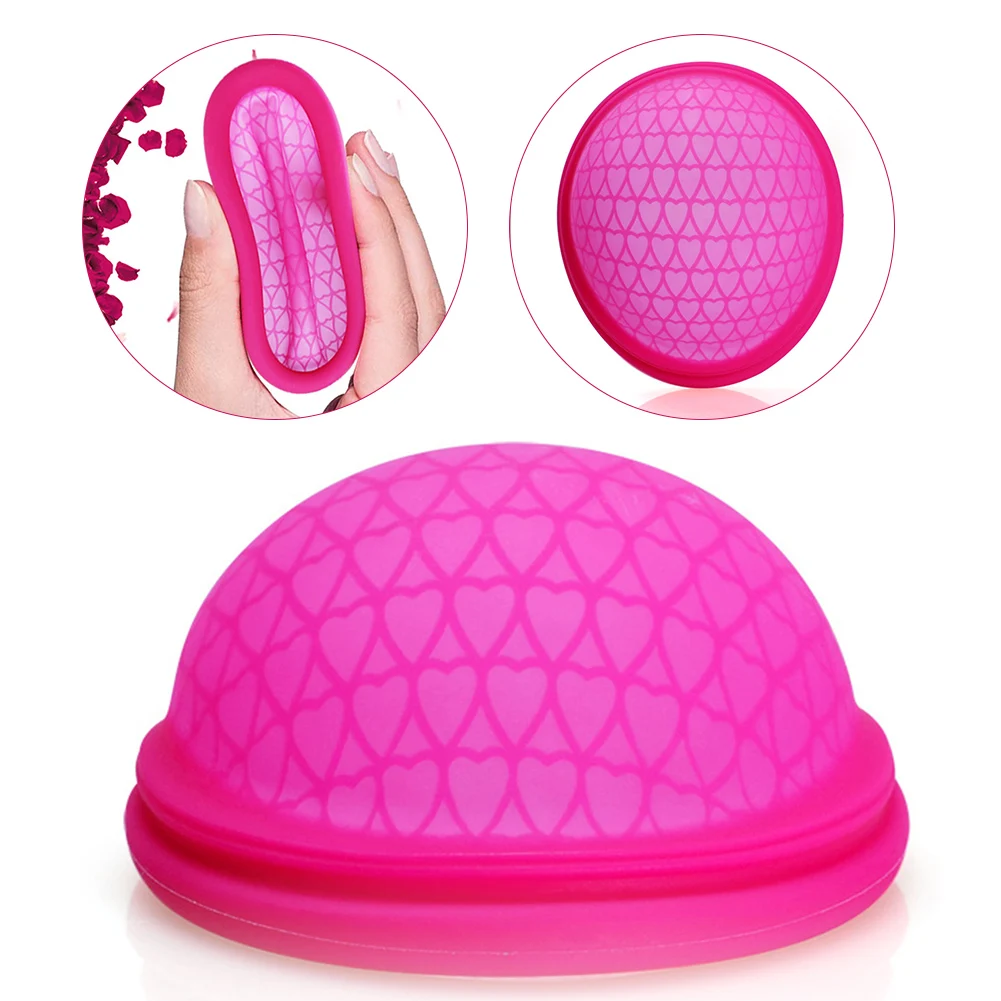 Menstrual Reusable Disc Flat-fit Design Cup Extra-Thin Sterilizing Silicone Discs Tampon/Pad Alternative | Красота и здоровье
