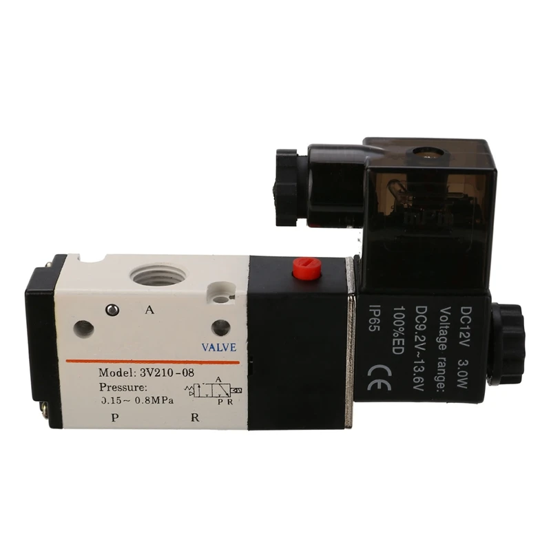 DC12V 1/4 'ɳ Way 2 Позиция Пневматический электромагнитный клапан Электрический