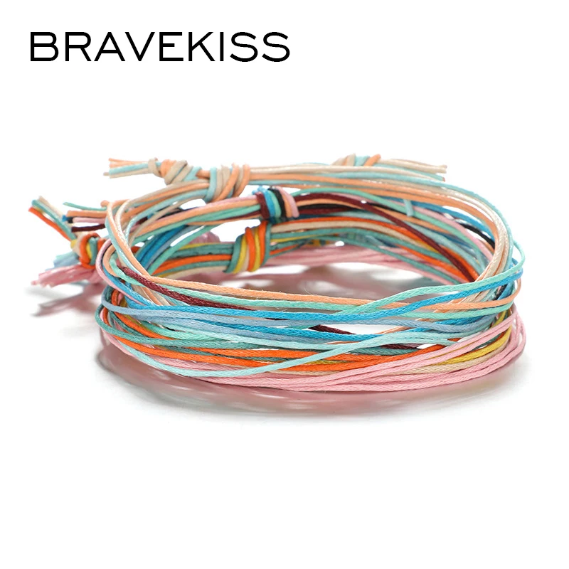 BRAVEKISS друзья Vsco браслеты Набор для девочек вещи ручной работы bts bangtanbracelet для мужчин Femme аксессуары pulseras mujer PB0498