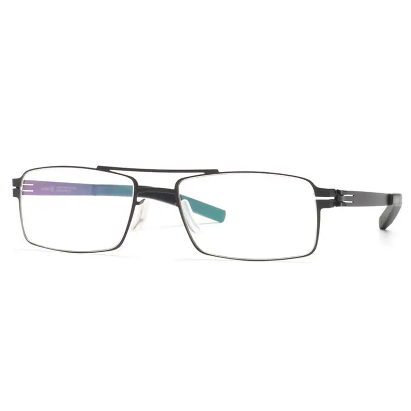 Уникальные Брендовые очки без винтов с прямоугольной оправой для мужчин и женщин