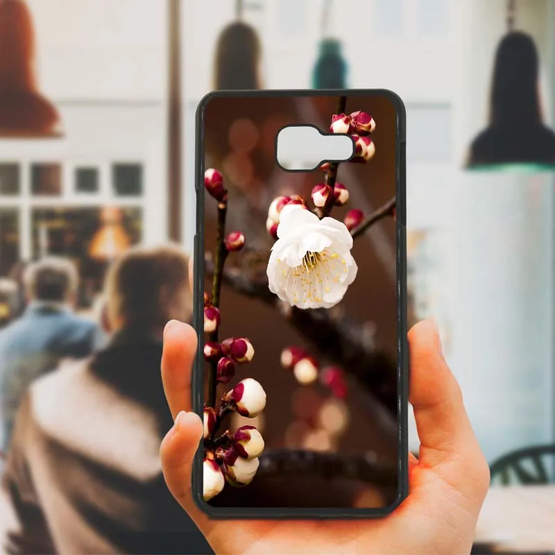 Модный динамический чехол для сотового телефона с цветами вишни жесткий