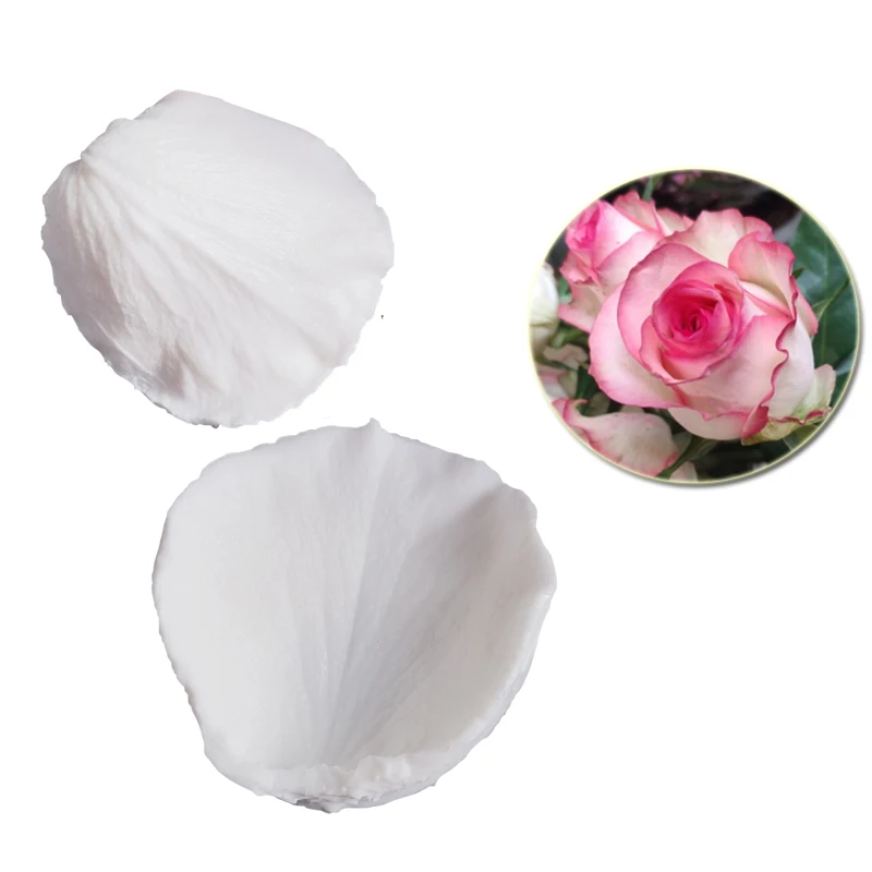 Новые розовые Вайнер силиконовая формочка в виде цветов для декорирования торта