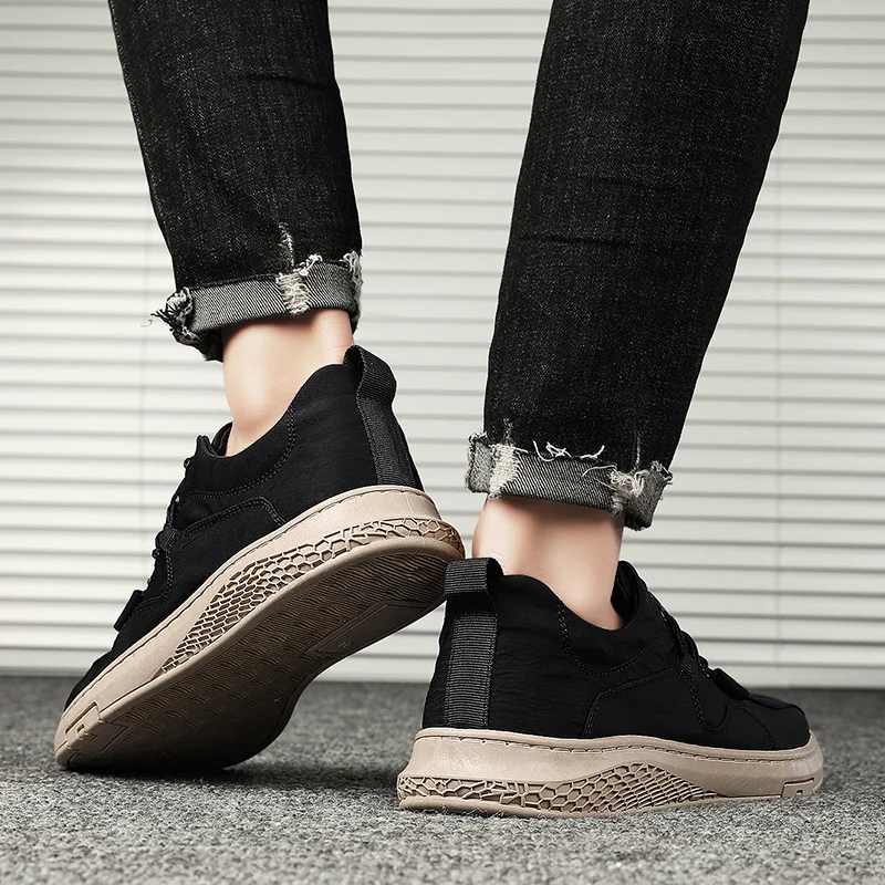 

Mens Trainers Men Black Casual Shoes Sneakers Male For Summer Canvas Mens Causal Sneaker Comfortable Breathable
