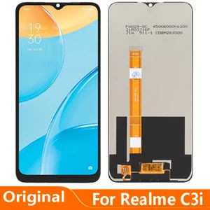 Original Display 6.5"For Realme C3i RMX2027 RMX2020 LCD Display Touch
Digitizer Screen With Frame
