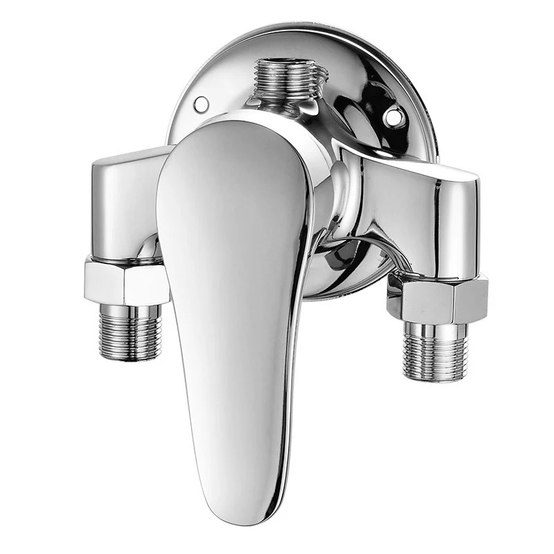 

Surface Mounted Brass Shower Faucet Solar Water Heater Mixing Valve Hot And Cold Taps Showers Switch