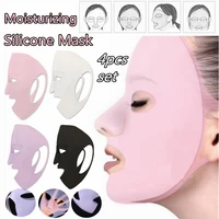 reusable silicone mask cover face hydrating moisturizing for sheet prevent evaporation steam beauty tool 1345pcs