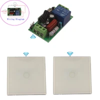 sleeplion 110v 220v wireless touch smart switch stick home diy parts 433mhz remote receiver control for home light module 433mhz