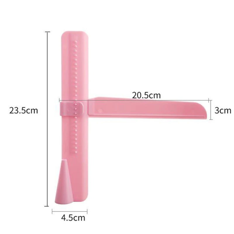 

Cake Scraper Plastic Cream Butter Adjustable Scraper DIY Cake Tool with Scale Cake Ruler and Cake Decoration Baking Tool
