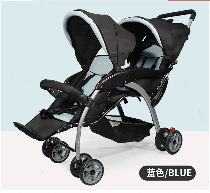 

twin baby stroller for second baby twins baby pram strolelr 3 in 1 can sear can lay