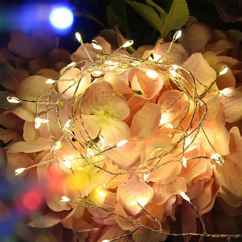 

2M/5M Led String Lamp Fairy Tale Garland Lamp for Valentine's, Wedding Bedroom Party Garden Indoor Decoration Craft Art Decor