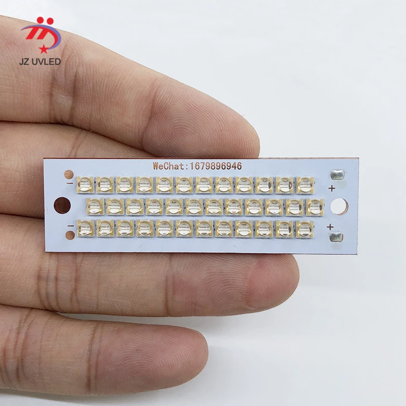 

90W LED UV Module for Ultraviolet gel ink curing light LongRun UV flatbed printer cure quartz 365nm 395nm 3535 chip UV Lamp bead