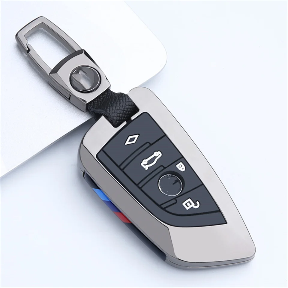 

Car Key Case Cover Key Bag For Bmw F20 G20 G30 X1 X3 X4 X5 G05 X6 Accessories Car-Styling Holder Shell Keychain Protection