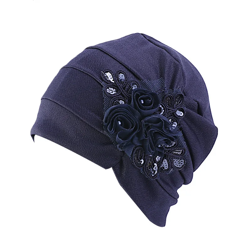 Новый женский хиджаб тюрбан голова Кепка шапка бини женские аксессуары для волос