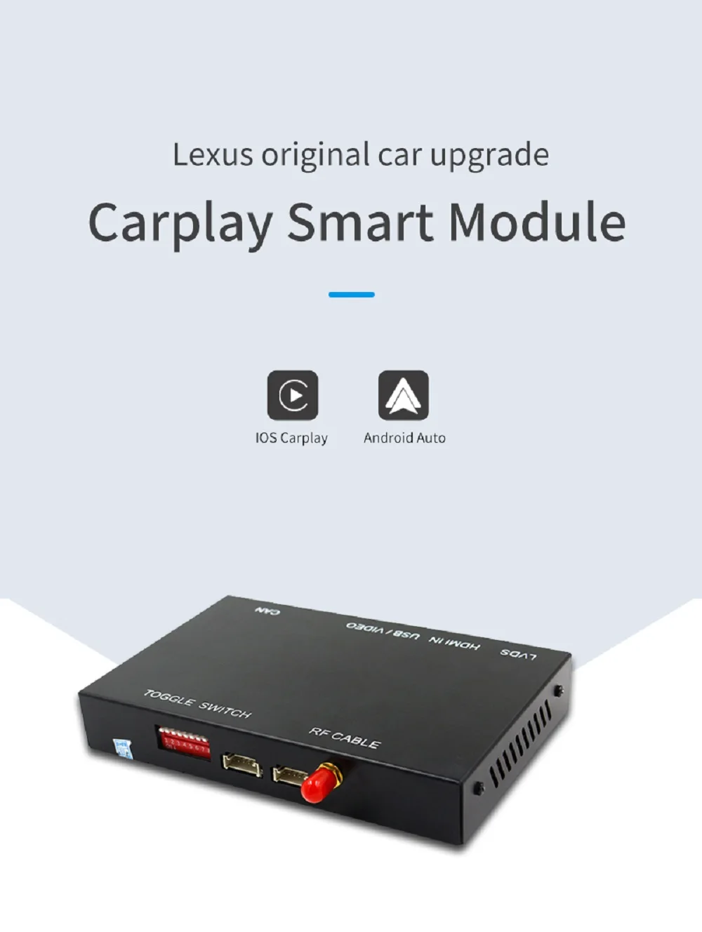 Беспроводной CarPlay, для Lexus NX ES US iS CT RX GS LS LX LC RC- мультимедийный интерфейс CarPlay и Android автоматический комплект модернизации