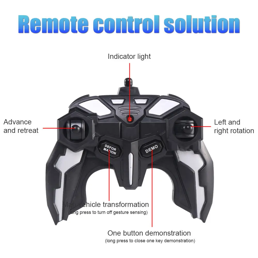 1:12 большой размер датчик жеста деформация пульт дистанционного управления