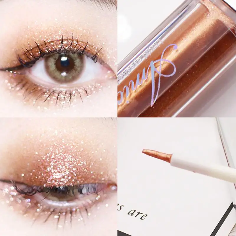 

1PC Long Lasting Shiny Waterproof Liquid Glitter Eyeliner Eyeshadow Makeup Metallic Eye Liner Pen Eye Beauty Party Makeup Tools