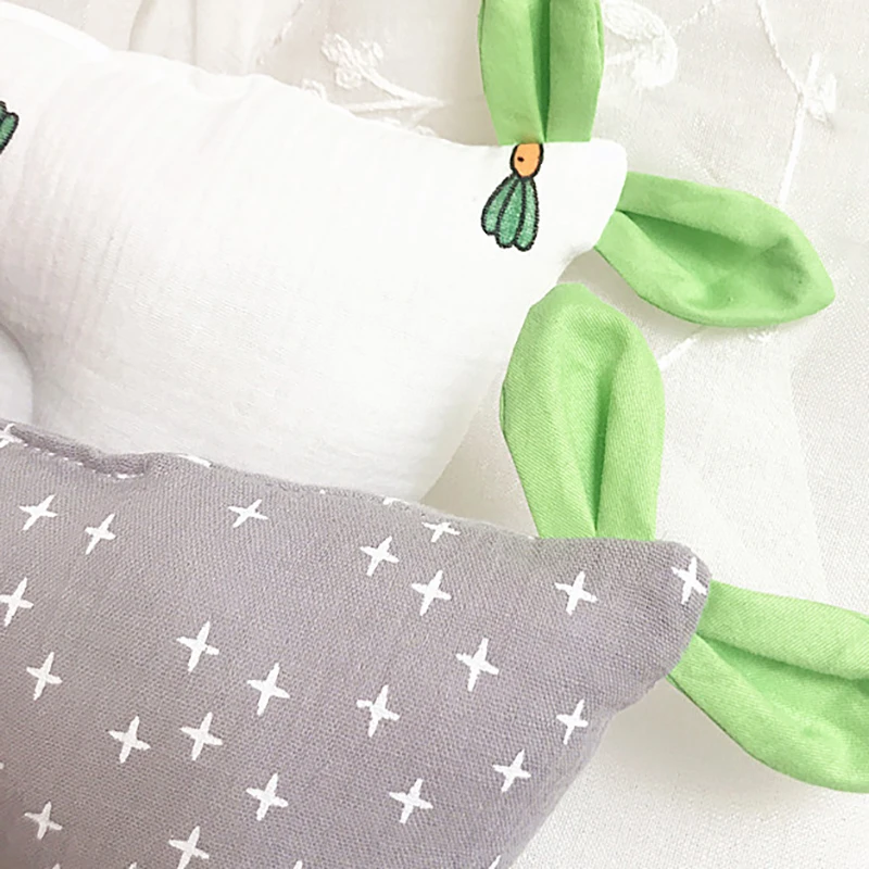 Детская подушка хлопковая Подушка для новорожденных коврик детская сна