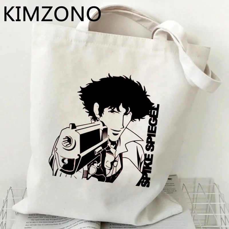 

Сумка для покупок Cowboy Bebop, сумка для покупок, Холщовая Сумка для покупок из хлопка и переработанной ткани