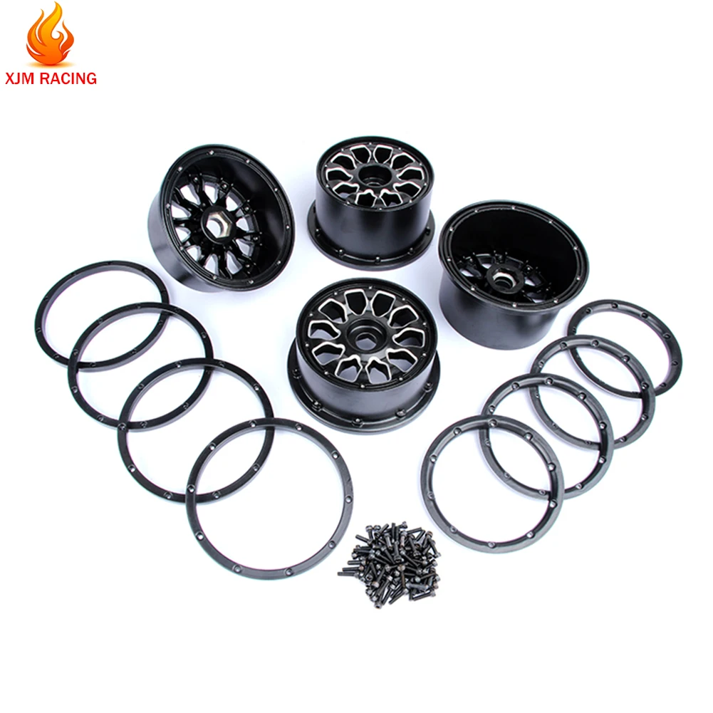 Metal Wheel Hub with Ring Set for 1/5 HPI KM Rofun Rovan Mcd Gtb Racing Baja 5B Ss 5T Truck Rc Car Toys Parts | Игрушки и хобби