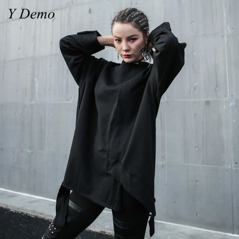 Женская Осенняя толстовка с круглым вырезом и длинным рукавом в уличном