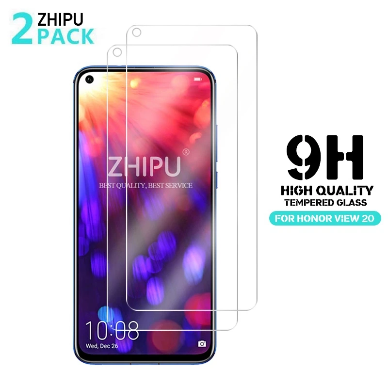 2 шт. закаленное стекло для Huawei Honor View V30 20 V20 20Pro защита экрана 9H 20i 20s 30 Lite *|Защитные