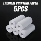 Термобумага самоклеящаяся для принтера, 57 мм x 30 мм, 5 рулонов, печать наклеек