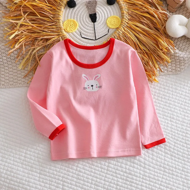 

Baby Girl Clothes Children Autumn Spring Clothing Infant Boy Soft T-shirt Kids Long Sleeve Cotton Tops Toddler Cartoon Tee