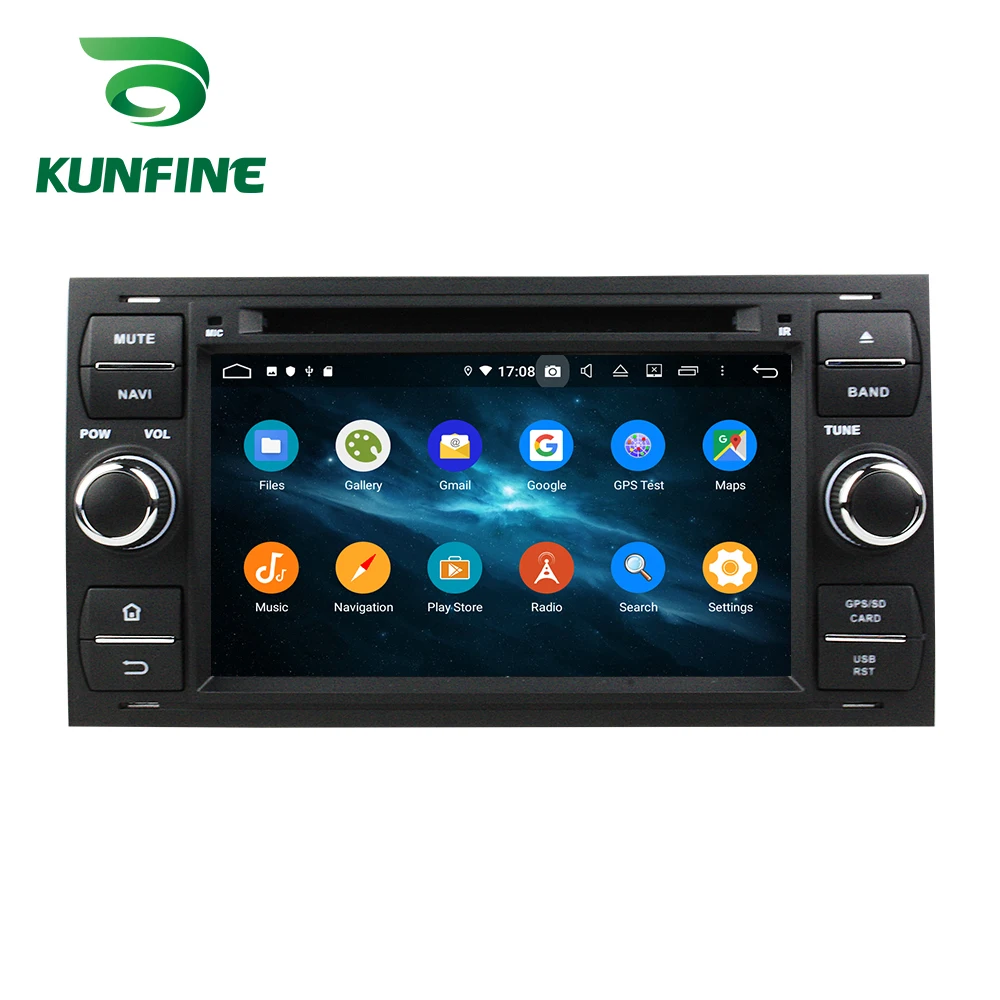 Android 9.0 Octa Core 4GB RAM 64GB ROM Car DVD GPS Multimedia Player Stereo for Ford Focus Mondeo S-MAX C-MAX Galaxy Raido | Автомобили и
