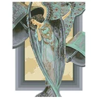 Высококачественный Набор для вышивки крестом богиня, ангел и колокольчики