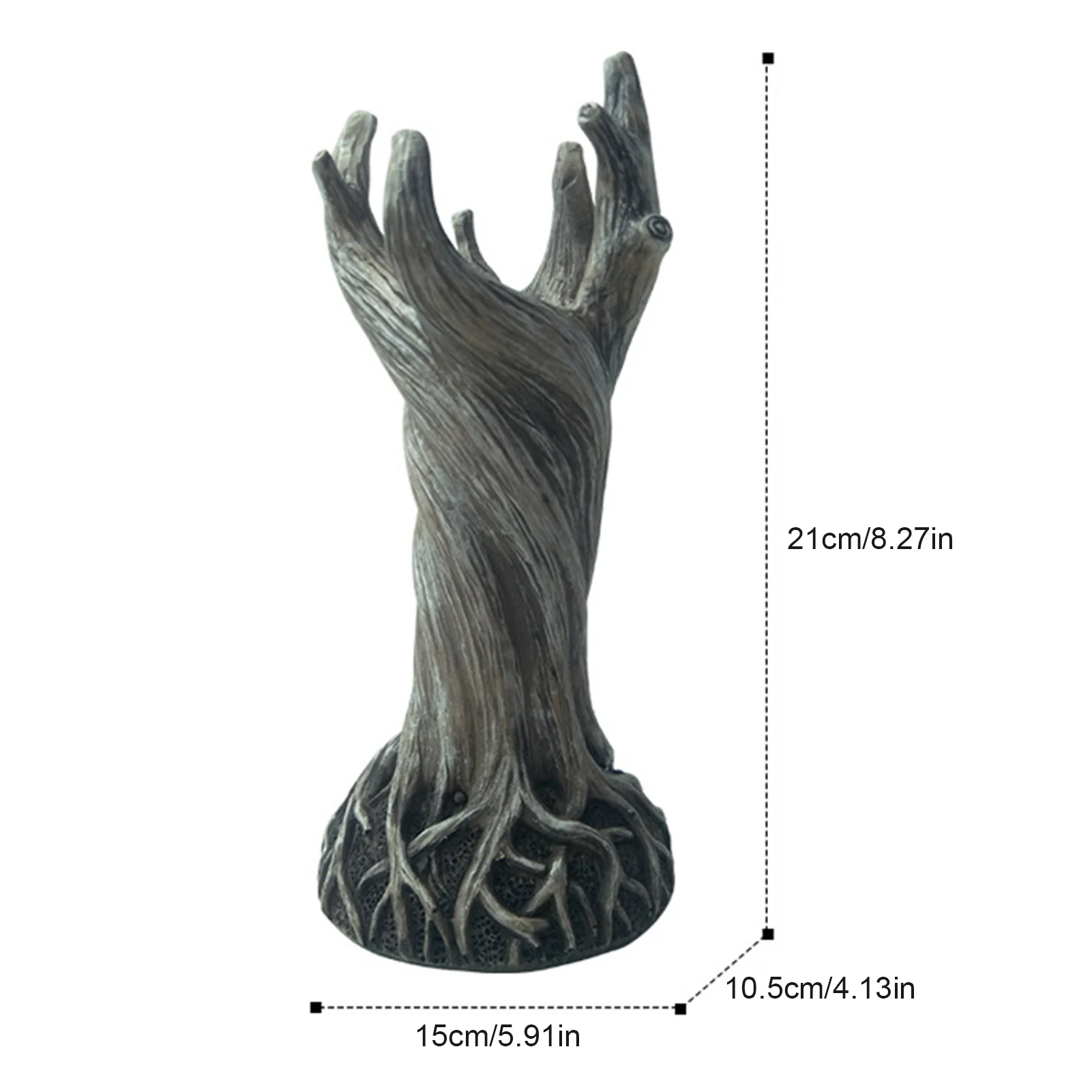 

Creativity Tree Trunk Shape Flower Vase Synthetic Resin Craft Flower Decoration Home Decor Flower Holder Centerpiece Dropship