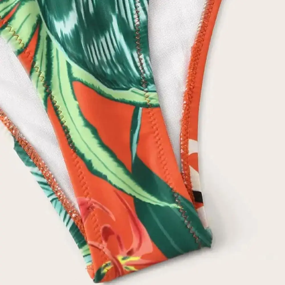 

Bikini Women Swimwear Push Up Swimsuit One Shoulder Print Brazilian Bikini Set 2020 Biquini Bathing Suit Beach Swimming Suit New