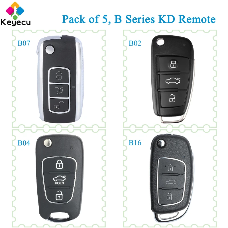 KEYECU 5 шт./лот для Bentley Audi Hyundai Kia KEYDIY KD универсальный пульт дистанционного ключа от