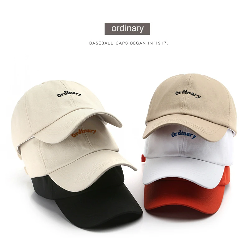 

SLECKTON Cotton Baseball Cap for Women's and Men's Casual Peaked Cap Dad Hat Letters Embroidered Fashion Snapback Hats Unisex
