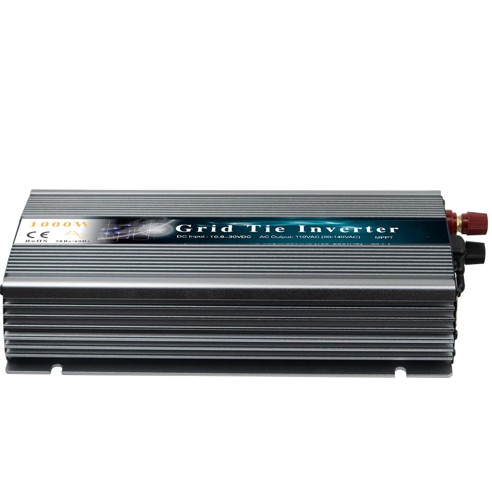 MPPT 1000W GTI On Grid Tie Inverter 18V 24V 36V Microinverter инвертор солнечной установки Pure Sine Wave 110V 220V для