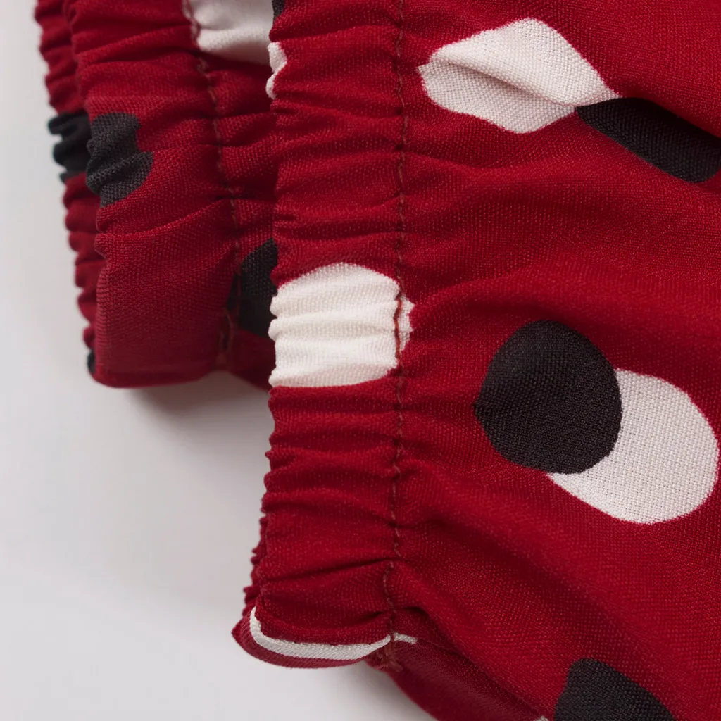 Женская рубашка с оборками Sagace Повседневная блуза в горошек длинными рукавами