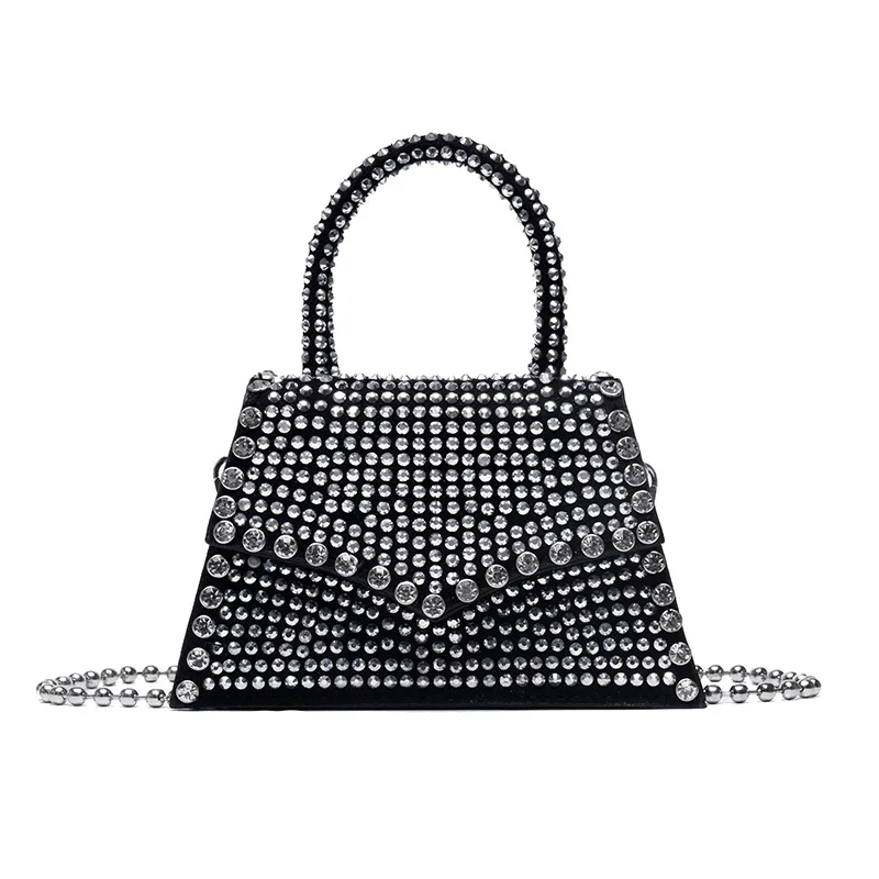 

Роскошные дизайнерские женские сумки с бриллиантами, дамская сумочка на плечо с магнитной пряжкой, деловые вечерние сумки через плечо с кла...