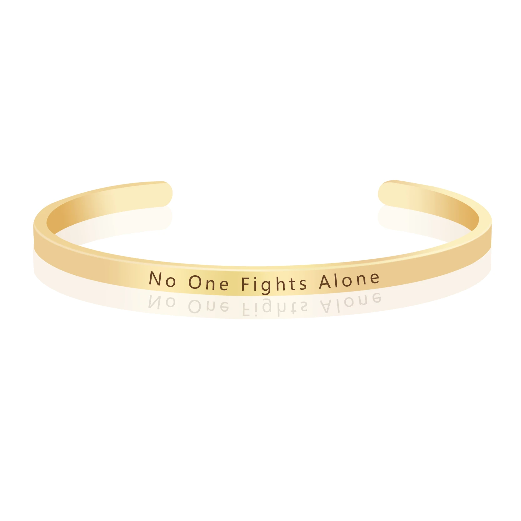 Браслет манжета с выгравированными цитатами|Браслеты| |