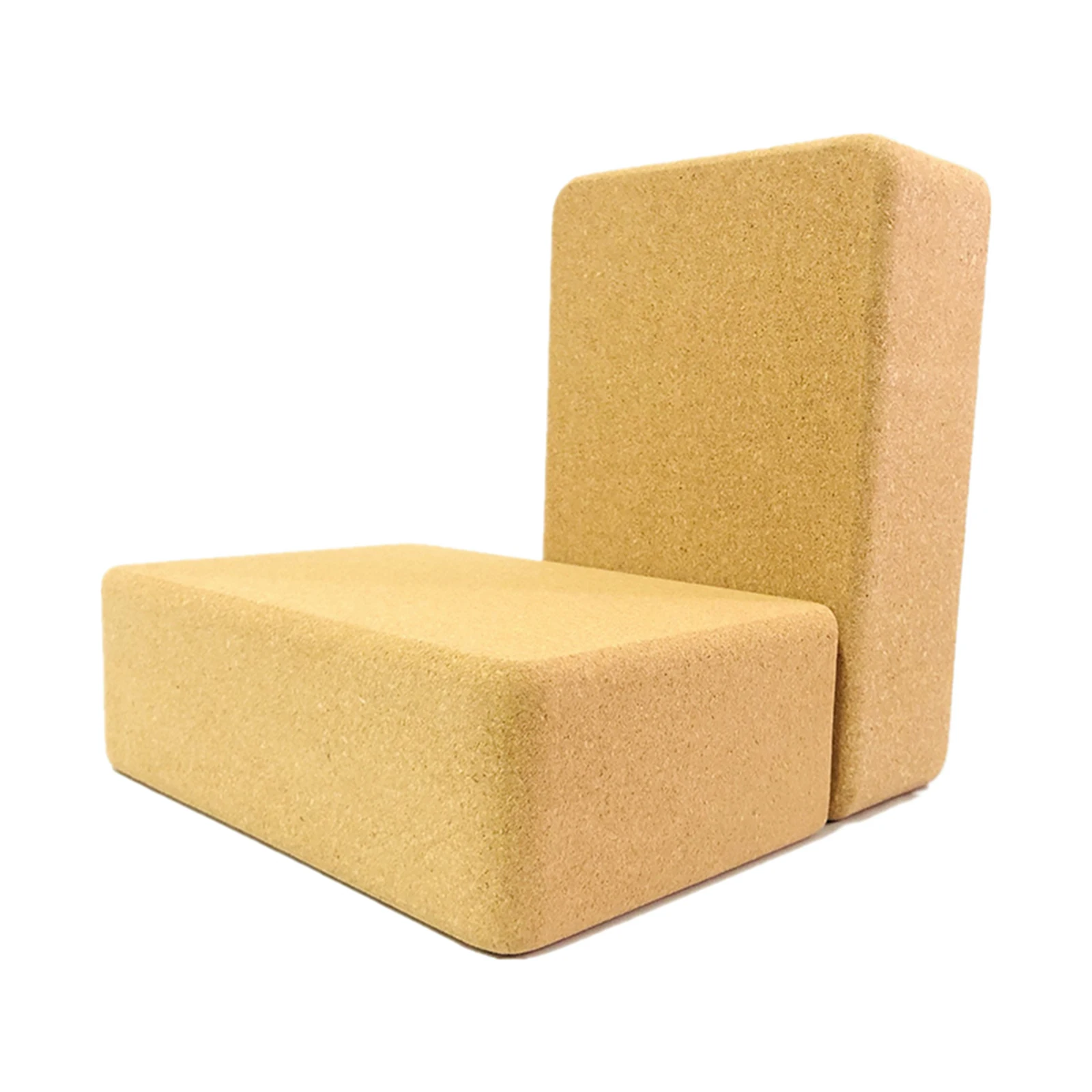 Хорошая здоровый блоки для занятий йогой высокой плотности чистый пробковой